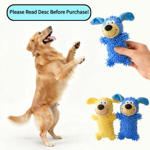 Interactive Squeaky Plush Dog Toys but Not Chew Toys, Suitable for Throwing and Catching Games and Interactive Play Between Owners and Dogs, Chenille Material Reinforced Seams Only For Light Chewers Small/Medium Breeds, Supervise Play to Extend Toy Life,s