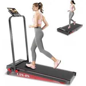 Walking Pad with Handle Bar and Incline, 3 in 1 Under Desk Treadmill with Hiking Mode, 2.5HP Low Noise Walking Treadmill Pad with Remote Control,Portable Treadmills for Home Office, Led Display