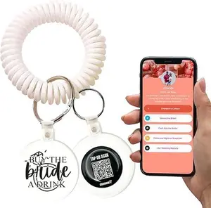 Buy the Bride a Drink QR Code Bracelet, Bachelorette Party Favors, Venmo Bracelet, NFC and QR, Custom Profiles