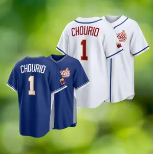 Men's JacksonChourio#1 Baseball 2026 World Baseball Green/ WHITE Jersey Shirt Full Size, Streetwear Game Day Outfit, Unisex Fit #tiktokfashion #sportstyle #outfitideas