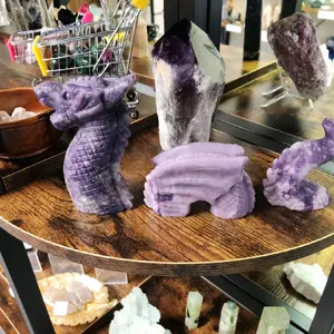 Lepidolite dragon