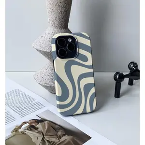 Blue Beige White Wave iPhone 14 Pro Case, iPhone 14 Case, 13 Pro, 13 Pro Max Case, 11, 12 Pro Max, iPhone Case, X XR case, Personalised Case