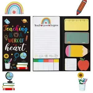 2026 New Sticky Note Pad, Back-To-School Gift, Teacher's Day Present, Vibrant Self-Adhesive Notes, Classroom Decor, Birthday Party Gift