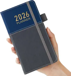 Pocket Calendar 2026, Weekly and Monthly Small Planner for Purse, Jan.2026 - Dec.2026, 3.8" x 7" Mini Daily Planner