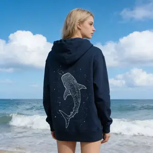 Whale Shark Sweatshirt Gift For Ocean Lovers Sweater For Coconut Beachy Girl Sweatshirt Minimalist Birthday Gift Shirt For Shark Lovers