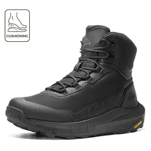 NORTIV 8 Men's Tactical Hiking Boot Lightweight Cushion Sole Boots for Work All Day Side Zipper Motorcycle Combat Military Boot Arch Support 8 Inches Terrascope,summervibes