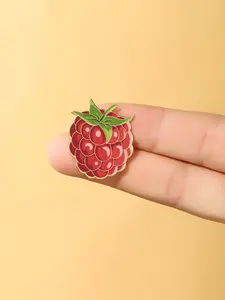 Raspberry Enamel Brooch Pin fashion Decorative Brooches Ornaments Lapel Bag Badges Jewelry Gifts