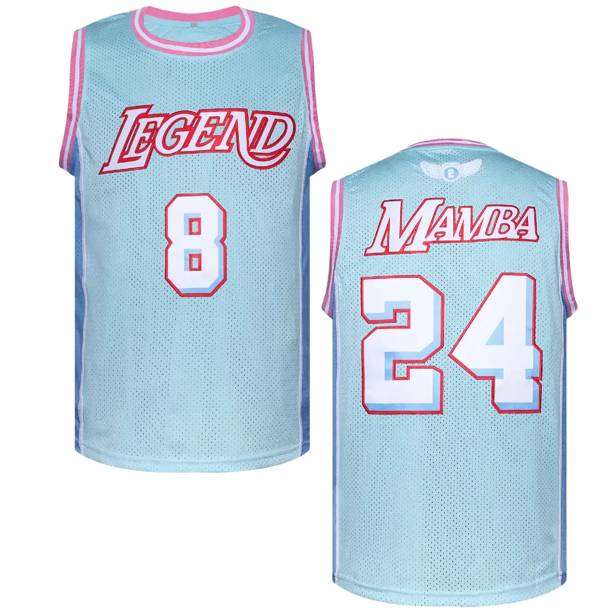 Men'S Bryant 8/24 MAMBA Embroidered Basketball Jersey, Stylish Sports Tank Top for Men