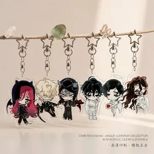 Fashion Anime Alien Stage Ivan Till Acrylic Key Chain Kawaii Backpack Pendant Ornament Mobile Phone Chain Key Pendant Charm Gift