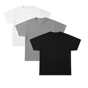 Multi-Pack Basic Tees Solid Color Unisex Cotton T-Shirts Everyday Casual Outfits