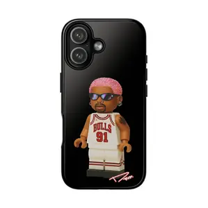 Mini Rodman Tough Phone Case, Full Model, Dennis Bulls 91 Phone Case