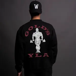 Vintage Gold's Gym x YLA Sweatshirt, Gym Heavyweight Cotton Sweatshirt, Workout Sweatshirt, Sport Gift, Gymnastic Merch Fan , Streetwear Sweatshirt, Vintage Hiphop Sweater, Retro Sweatshirt, Bodybuilding Wear, Motivation Gym Wear, Muscle Fit Outfit