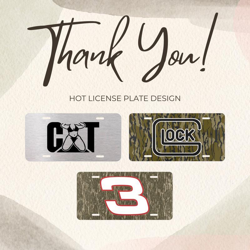 Camo Coquette Vanity Plate/Camouflaged License Plate/Camo Bow Vehicle Tag/Country Girl Camo Tag/Cowgirl Camo Accessory