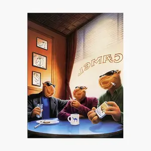 Vintage Joe Camel Coffee Ad Photo Print