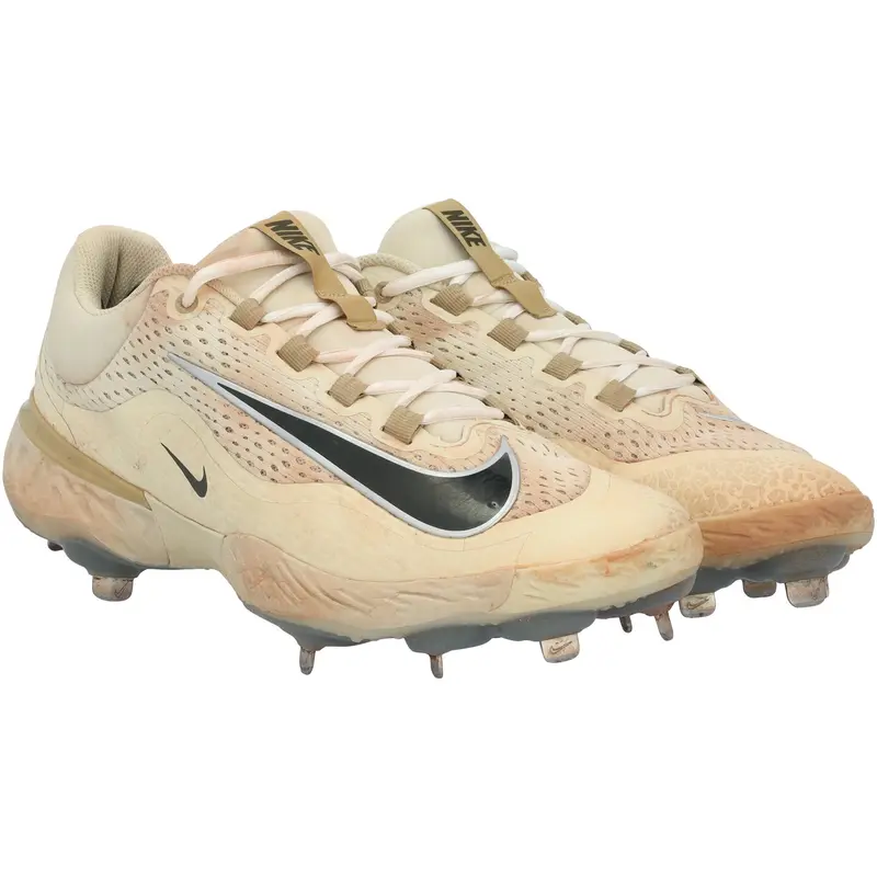 Adley Rutschman Baltimore Orioles Game-Used Tan Nike Cleats vs. Washington Nationals on May 18, 2025 - Fanatics Authentic Certified