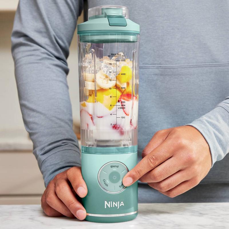 Ninja Blast Max BC251 Portable Blender with 22oz Removable Vessel, Cordless, Dishwasher Safe, 3 Programs, Twist & Go Design, Powerful Juicer Machine