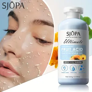 Scrub Gel Set, Body Scrub with Bath Towel, Deep Cleansing, Contains Aloe Vera, Papaya, and Chamomile Plant Extracts, Cleanses and Moisturizes Skin, Suitable for All Skin Types, Perfect Valentine's Day Gift