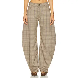 LIONESS Horseshoe Pant in Check