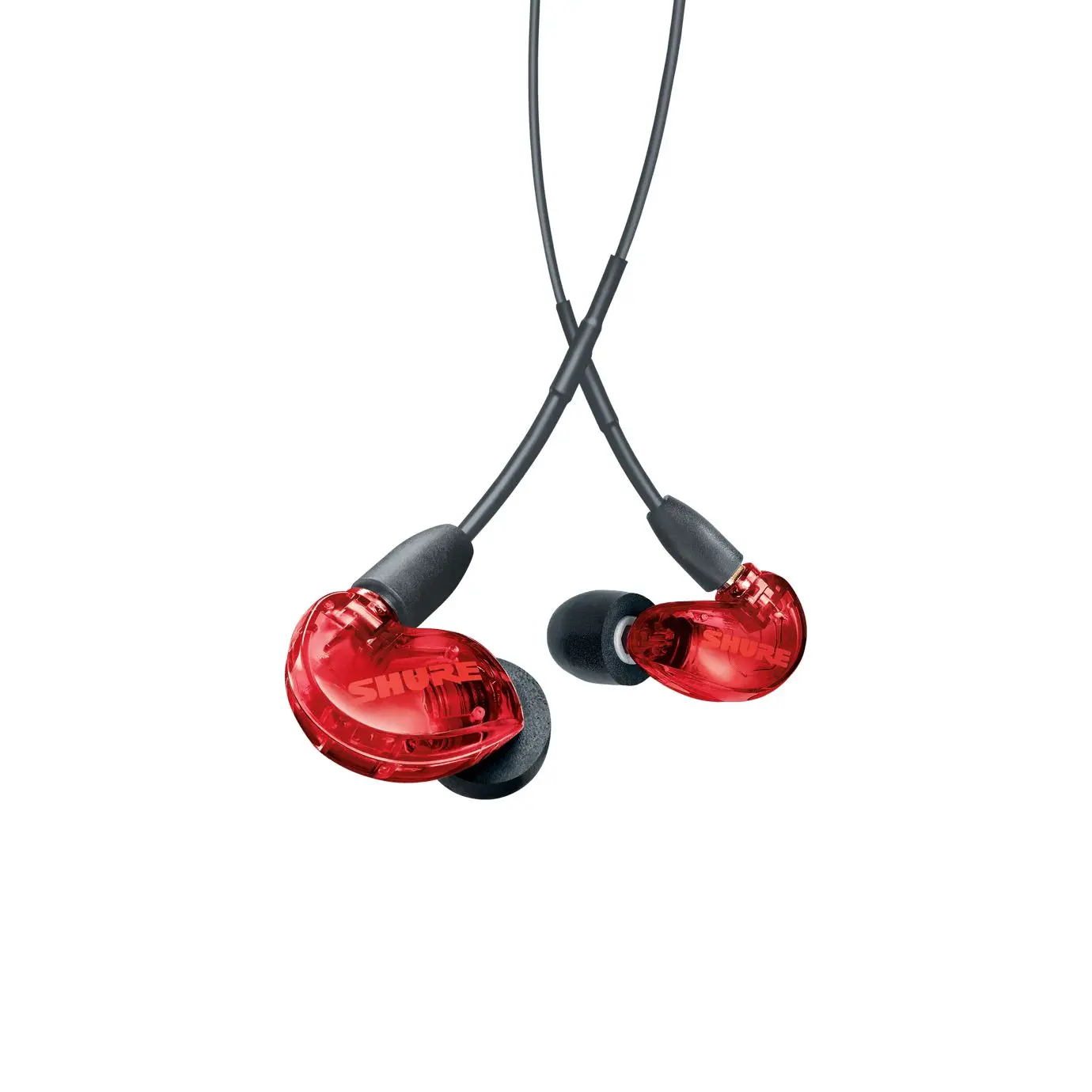 Shure SE215 Pro Professional Sound Isolating Earphones | Red