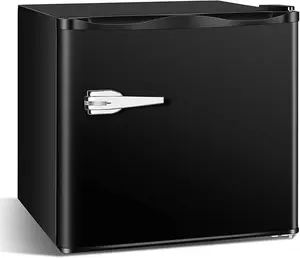 Antarctic Star Mini Upright Freezer -1.2 cu. Ft Compact freezer with Removable Shelves and Adjustable Thermostat, for Home/Kitchen/Office