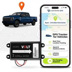 Lightning GPS Easy Wired 4G Vehicle GPS Tracker – Hardwired Hidden Tracking Device, Waterproof, Covert, Real-Time Fleet Security for Cars, Trucks, Motorcycles & Vehicles - Subscription Required