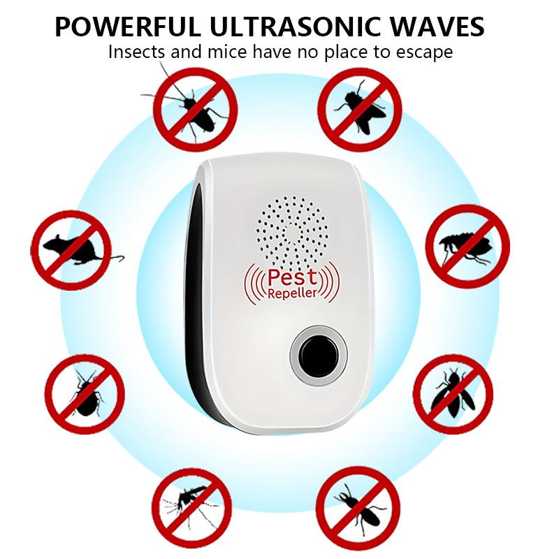 6 units - Indoor Rodent Destroyer, Rodent Destroyer, Ultrasonic Rodent Destroyer, Household and Automotive Rodent Destroyer, Plug in Use