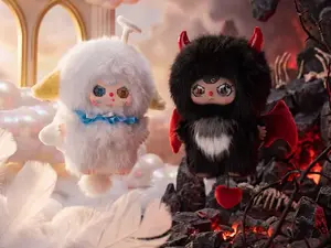 Baby Three Angel and Devil Demon 400% limited Plush Toys Birthday Gift