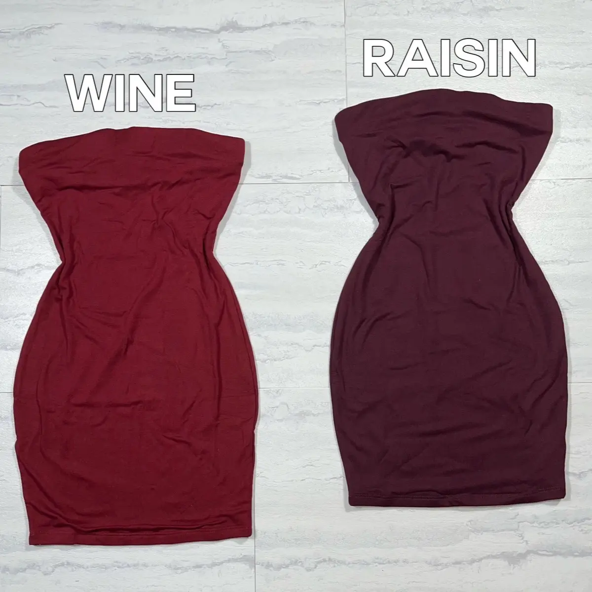 Venus Casual Mini Tube Dress (2 Colors)