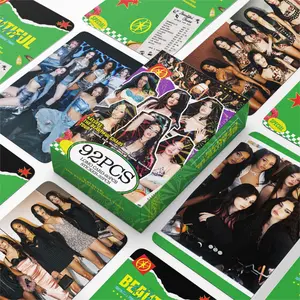 Instantaneous Kpop Idol Transnational Girl Group Mini Cards, the Beautiful Chaos Tour Style Collectible Photo Card Stickers Lomo Cards