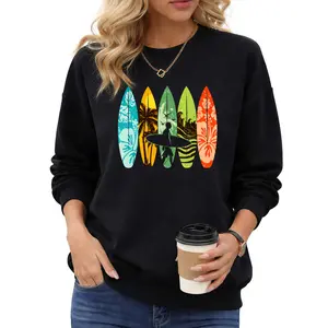 Hawaii Long Sleeve Surf Sweatshirt – For Wave Riders and Surfboard Lovers