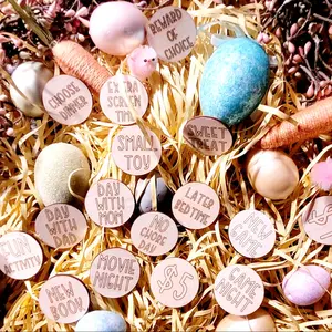Easter Egg Activity Tokens, Plastic Easter egg filler Set