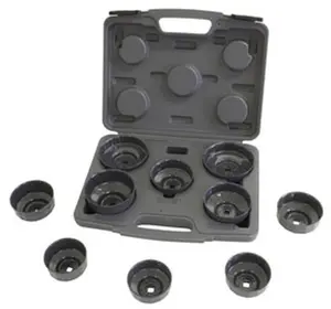 Lisle 61450 H.D. End Cap Wrench Set- 10pc.