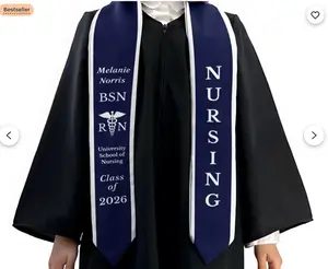RN Graduation Stole Custom Nursing Stole Registered Nurse BSN MSN Graduation Sash Class of 2026