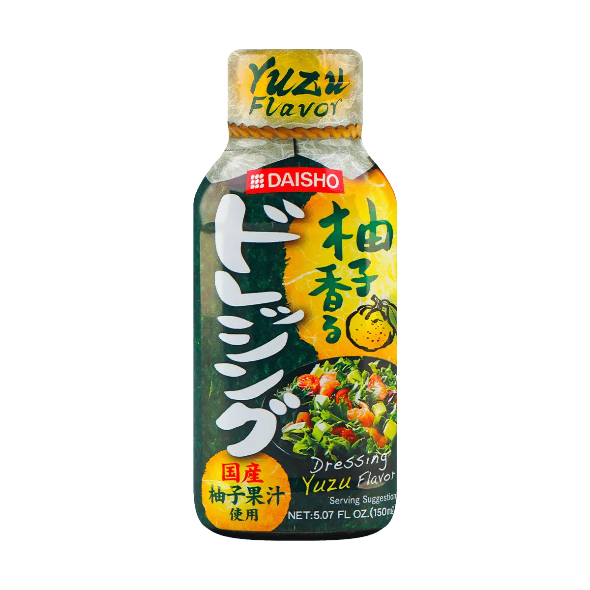 DAISHO Yuzu Ponzu Sauce - Japanese Citrus Flavor for Grilling, Salads, Noodles & Marinades - 150g