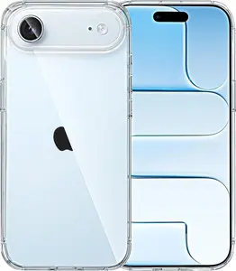 Compatible with iPhone Air Case Clear, Soft Transparent TPU Bumper Cover, Slim Thin Shockproof Phone Case for iPhone Air, Clear