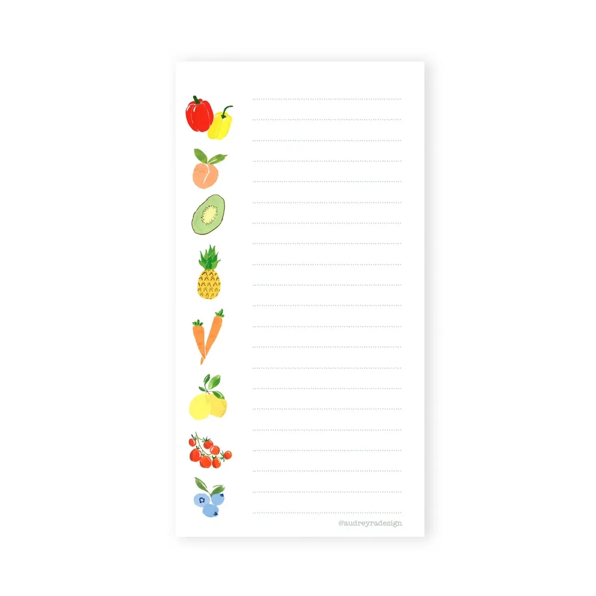 Fruits notepad