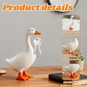 7-Inch Resin Magnetic Goose Key Holder – Cute Duck Statue for Keys, Jewelry & Small Items, Durable Resin Material, Adds Playful Fun & Organization to Any Room Bluetooth LED Towel Warmer with Speaker