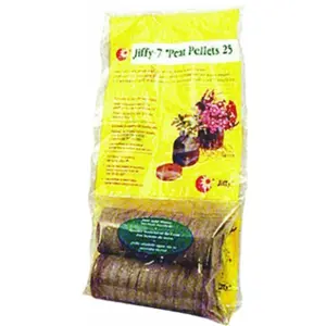 Jiffy  42 mm Lawn & Garden Pellets, Bag of 25, Peat Moss, 42Mm