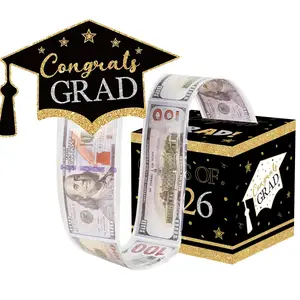 Graduation Cash Draw Box, Themed Gift Box, Surprise Gift Card Holder for Grad Party, Perfect Graduation Present Idea
