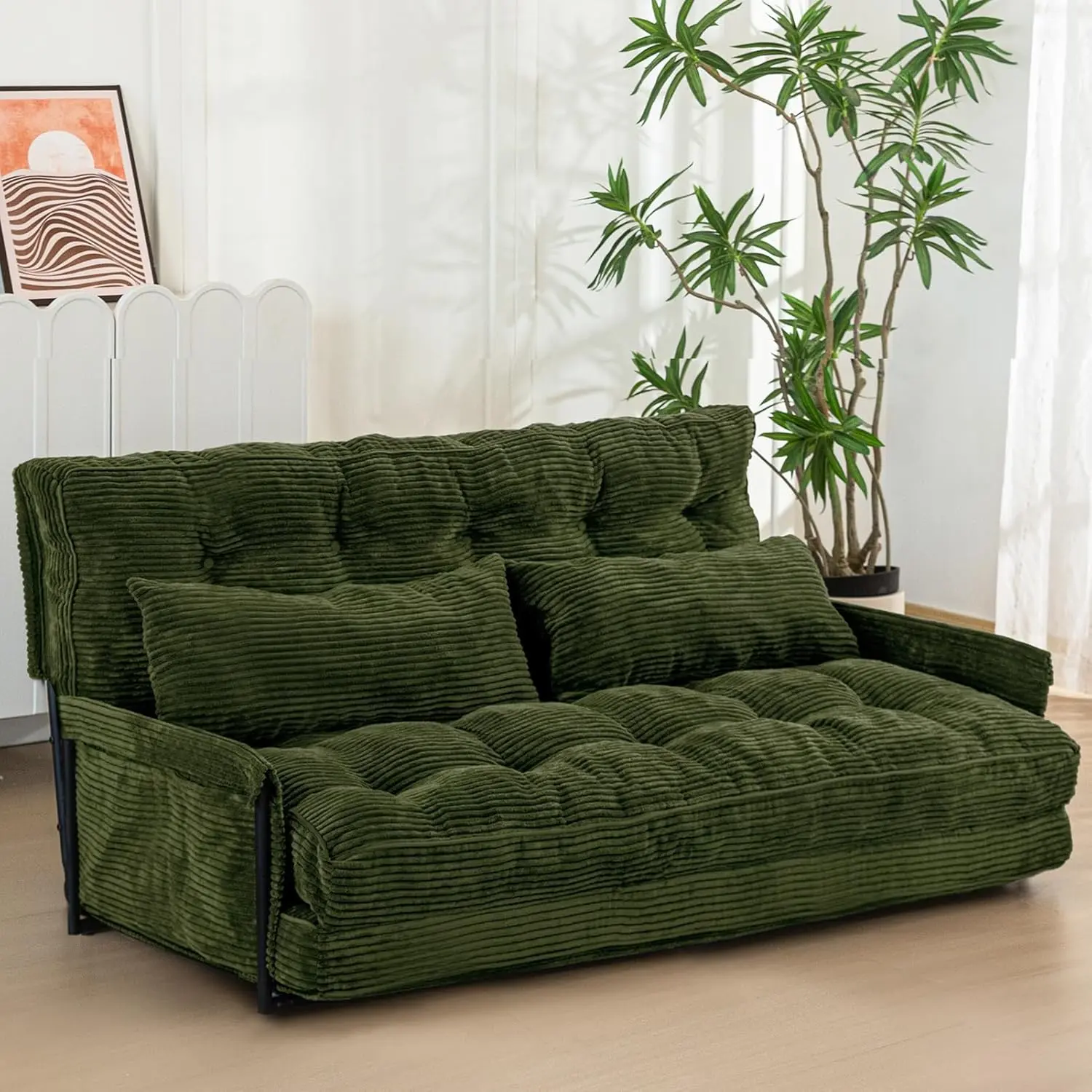 Dark Green-Loveseat