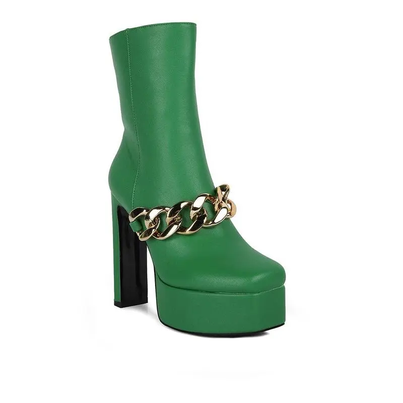 Bambini Platform Ankle Boots