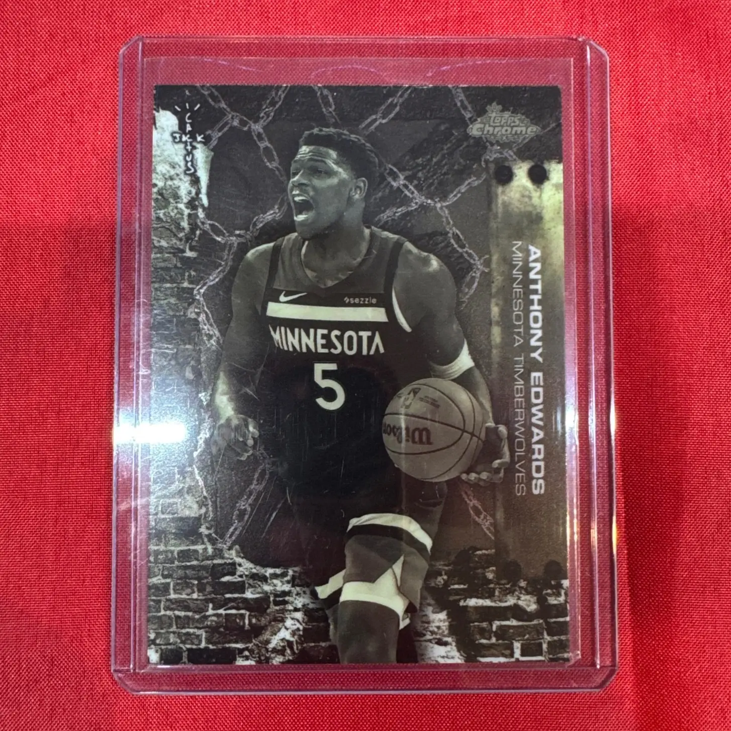 2025-26 Topps Chrome Cactus Jack - Anthony Edwards #33 Minnesota Timberwolves