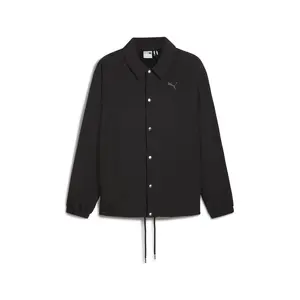 PUMA Mens Coach Jacket Athletic Outerwear Casual - Black