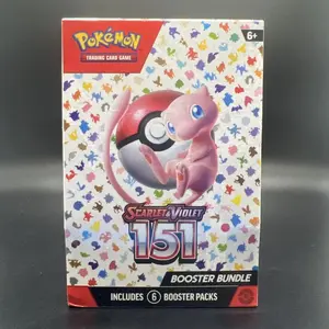 Pokemon Trading Card Game Scarlet & Violet 151 Booster Bundle Includes 6 Packs Collectible Cards for Ages 6+