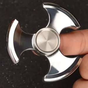 Stainless Steel Hand Fidget Finger Spinner Anti-Anxiety Stress Relief EDC Toy top fidget toy