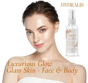 Hydralis - Glowing Glass Skin - Premium Rose Water Toner - Hydrating Facial & Body Mist