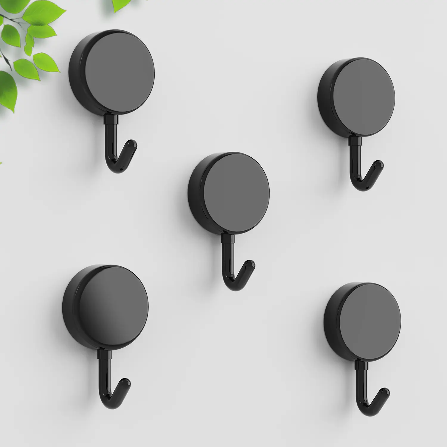 Contemporary Removable Ceramic Adhesive Home Storage Hooks Set (5/10 Pcs) - No-Drill, Waterproof, Strong-Hold Wall Mount Hooks for Bathroom Shower Home Organizers, Home Storage Hook