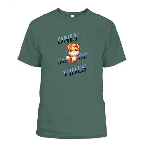 Only Good Vibes Unisex T-Shirt | Bella + Canvas 3001 baggy compression