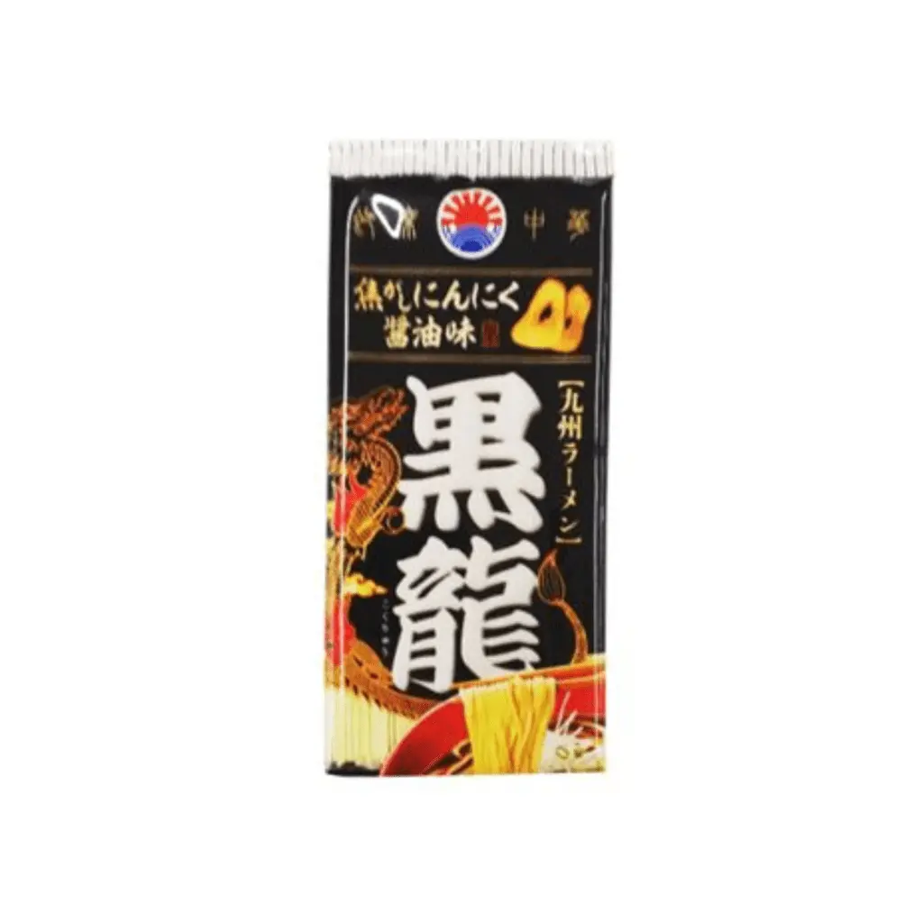 Kokuryu Instant Ramen, Roasted Garlic Soy Sauce Flavor - 114g Pantry Food