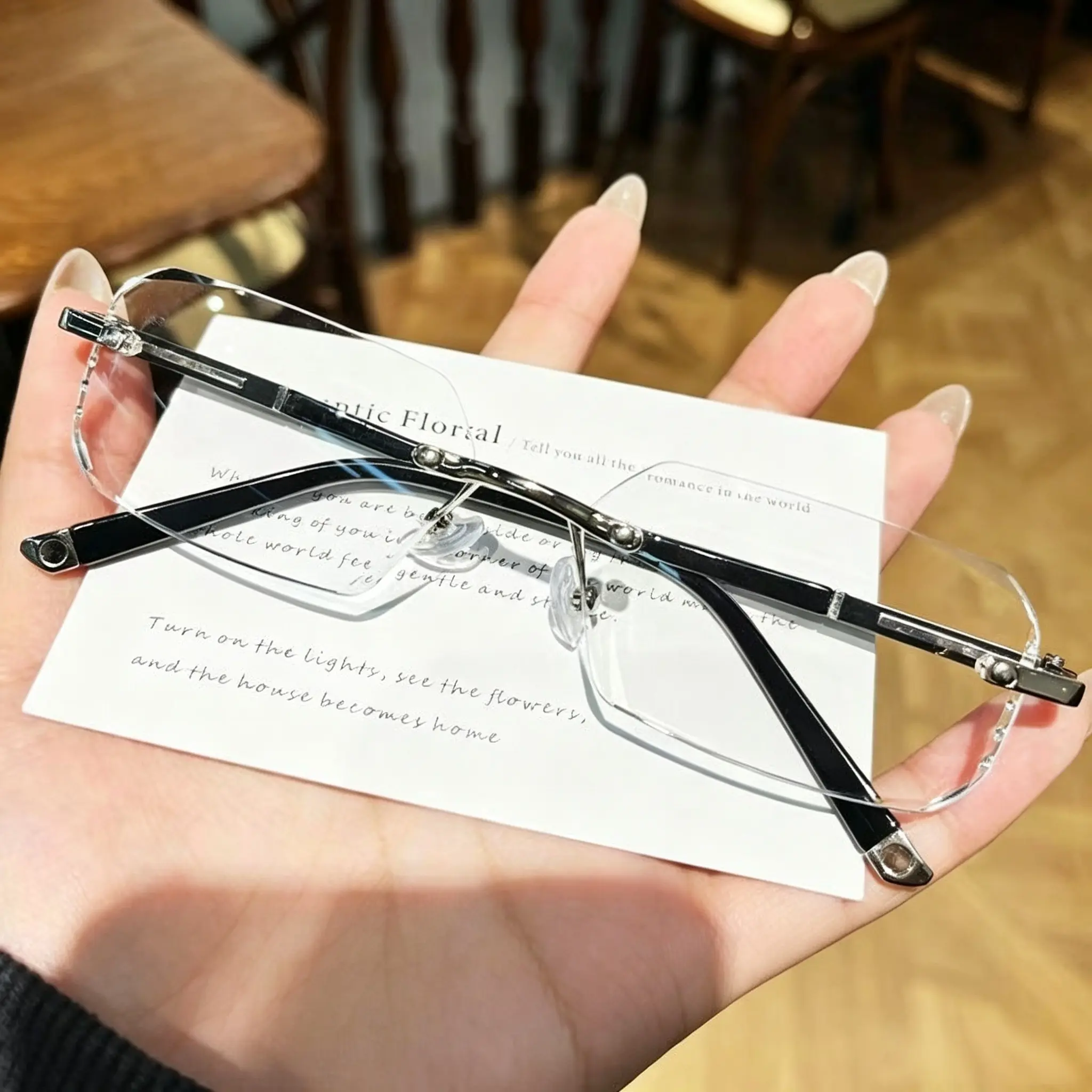 Comfort Fit Reading Glasses, Ultra-Light Metal Frame with Spring Hinges, for Extended Reading Sessions